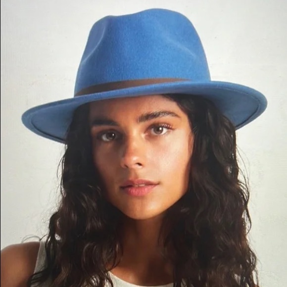 Unisex Brixton Messer Packable Fedora, size large, color coffee, only worn once - Picture 6 of 10